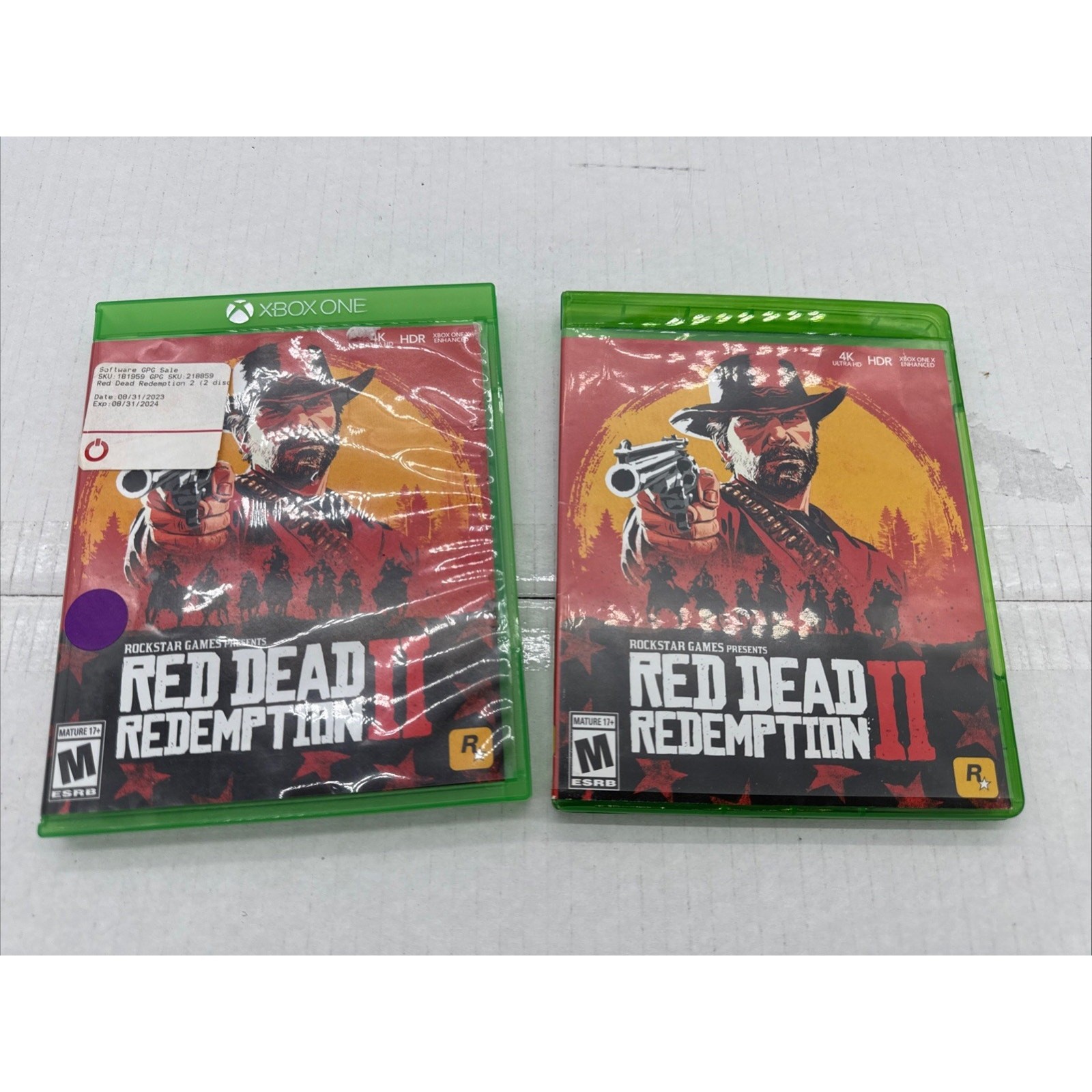 Red Dead Redemption 2 (Microsoft Xbox One) Map Included TESTED!! CIB OEM MANUAL