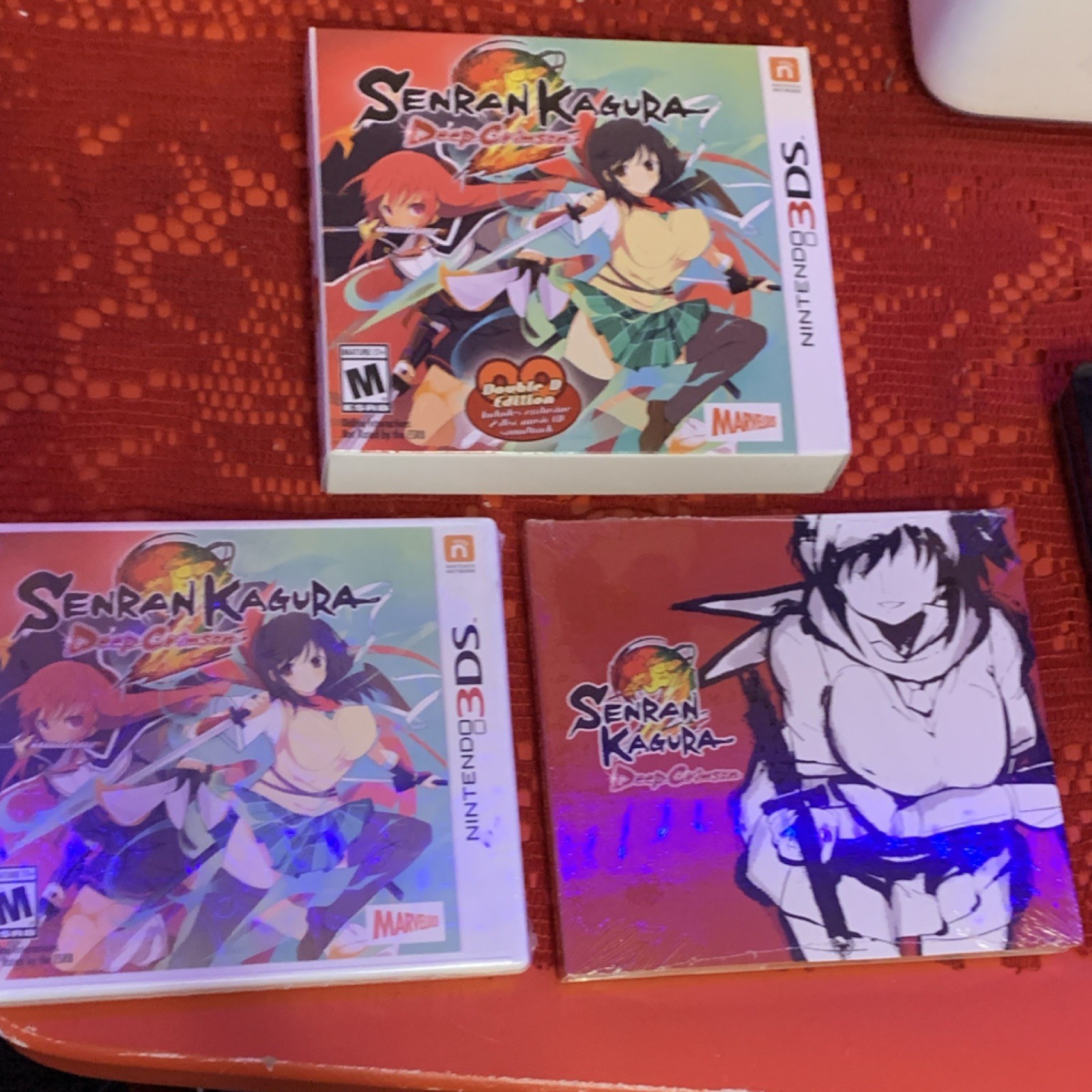 SEALED Senran Kagura 2: Deep Crimson Bonus Edition + Soundtrack
