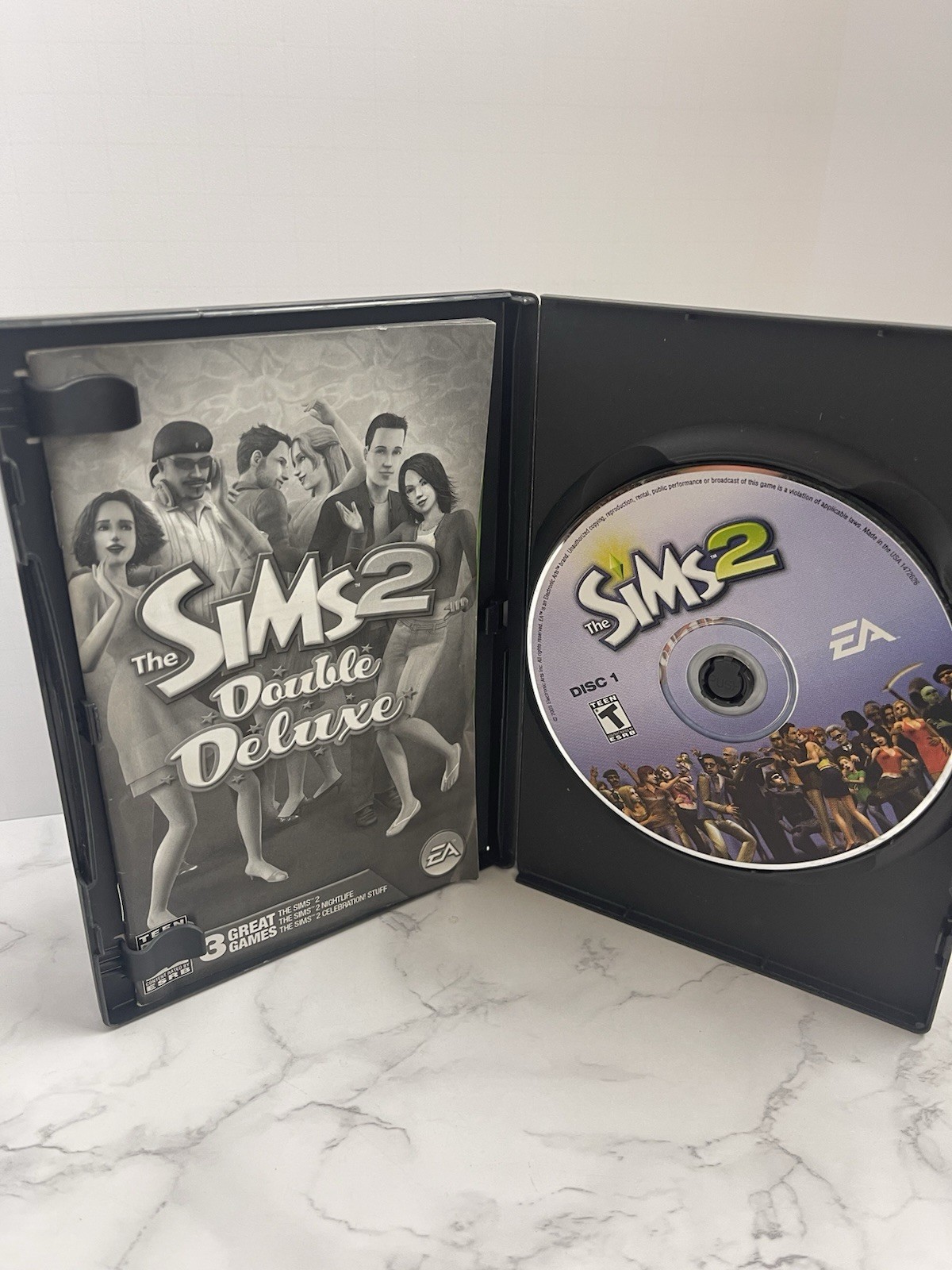 Sims 2: Double Deluxe (PC: Windows, 2008) with Manual