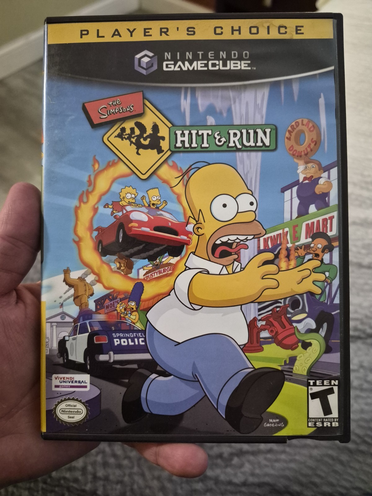 Authentic The Simpsons Hit & Run – Player’s Choice CIB (Nintendo GameCube)