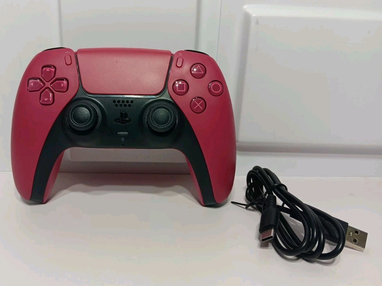 Sony PlayStation 5 DualSense Wireless Controller Cosmic Red CF1-ZCT1W With Cable