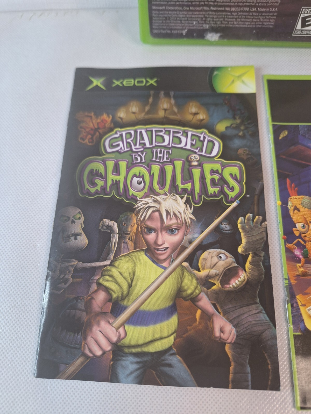 Grabbed by the Ghoulies (Microsoft Xbox, 2003) C.I.B Nice Shape!