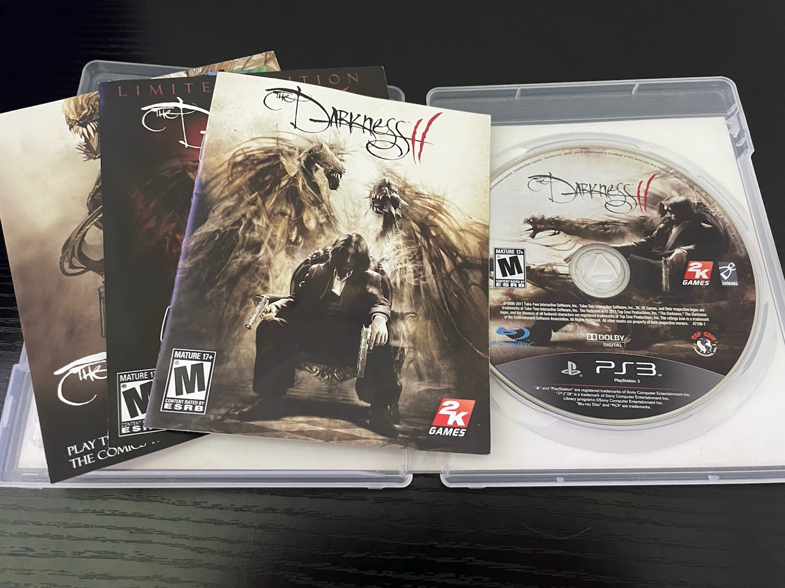 COMPLETE The Darkness II Limited Edition (Sony PlayStation 3, 2012) PS3 2