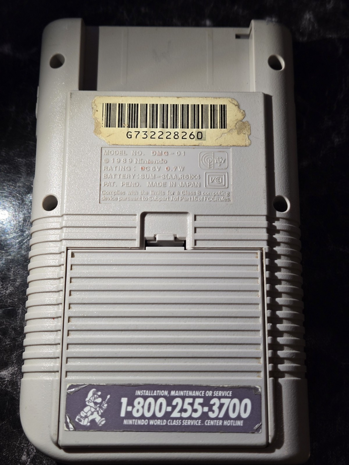 Nintendo Game Boy Original Handheld System DMG 01 – Gray Tested