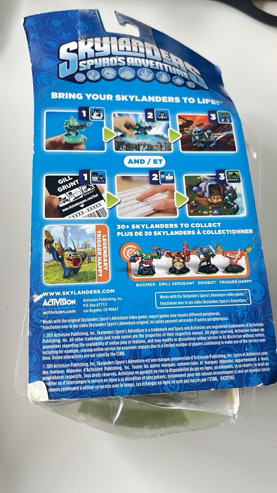 Activision Skylanders Spyro’s Adventure Legendary Trigger Happy Figure Toys R Us