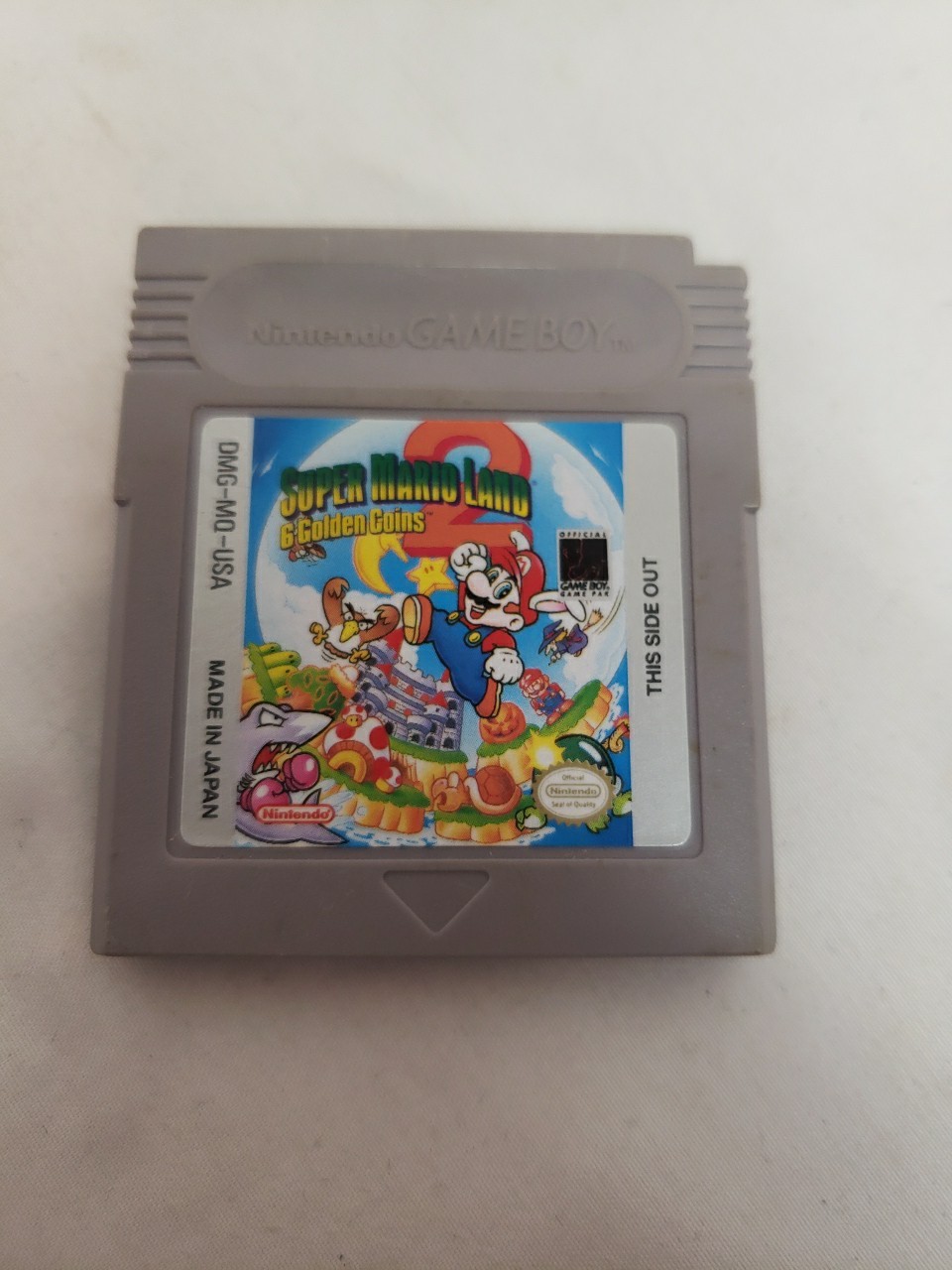 Nintendo GameBoy Super Mario Land 2 6 Golden Coins Cartridge Only Tested Authen.