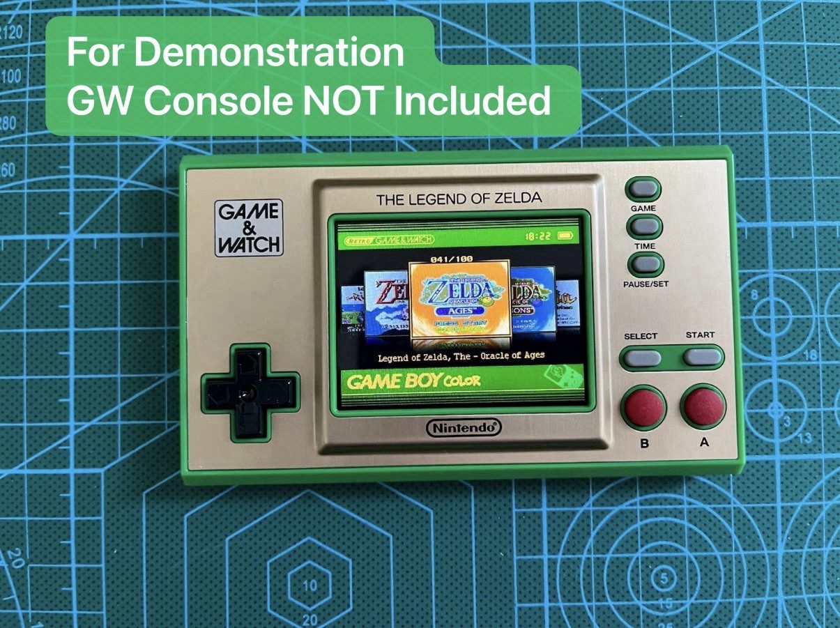 Nintendo Game & Watch Update Set- Zelda Or Mario 64MB Flash + Cable + ST Link V2