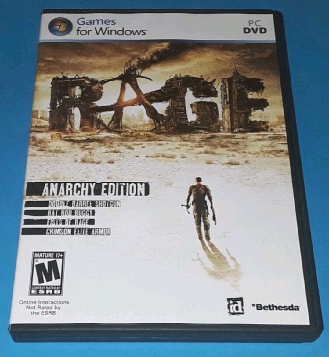 RAGE PC DVD Game – Anarchy Edition COMPLETE Windows 7 Vista XP Set Computer Game