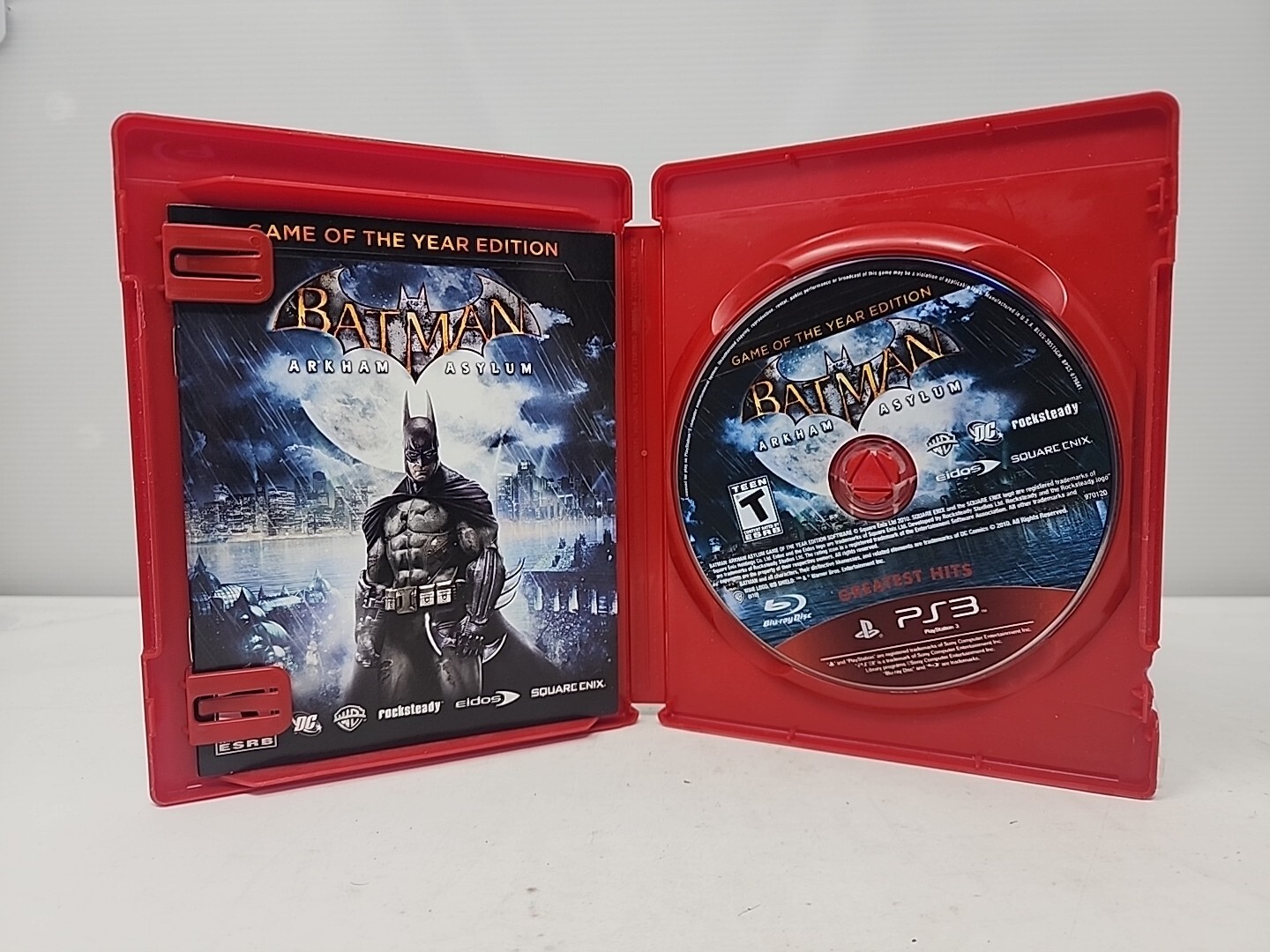 PS3 Lot Of 4 – X-Men: Destiny, Batman Arkham City & Asylum, & DC Universe Online