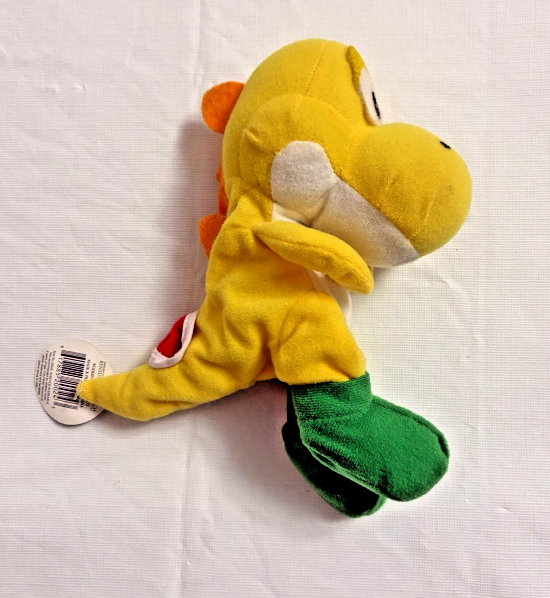 Nintendo 64 Collectibles – Yellow YOSHI – Mario Bros BD&A Beanbag – Rare Vintage