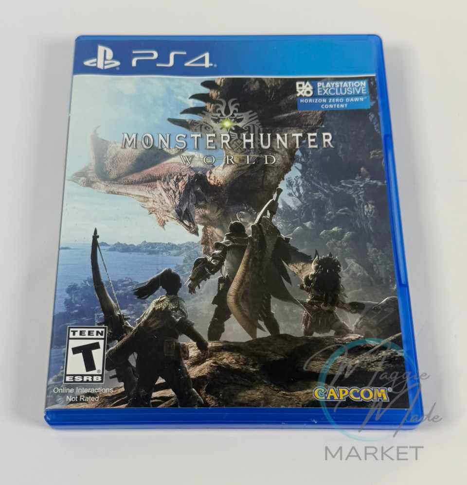 Monster Hunter World PS4 PlayStation 4 Capcom Horizon Zero Dawn Content Included