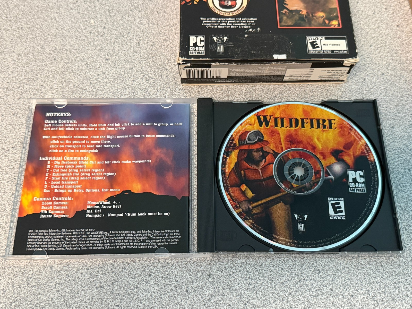 Wildfire PC CD Rom Software Game By Cat Daddy Games 2004 Complete in Box Rare