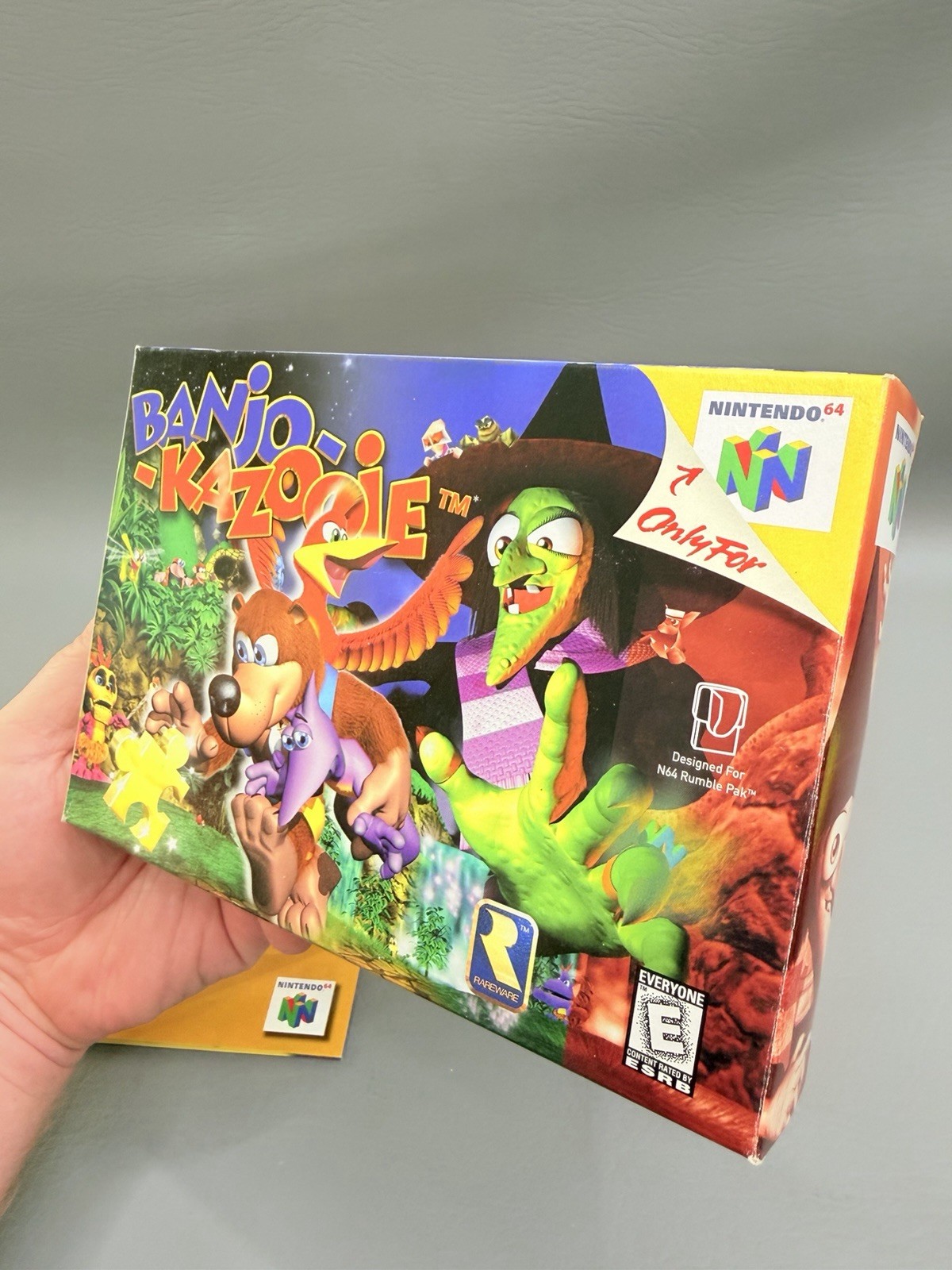 Banjo-Kazooie (Nintendo 64, 1998) N64 CIB Complete – Immaculate Condition