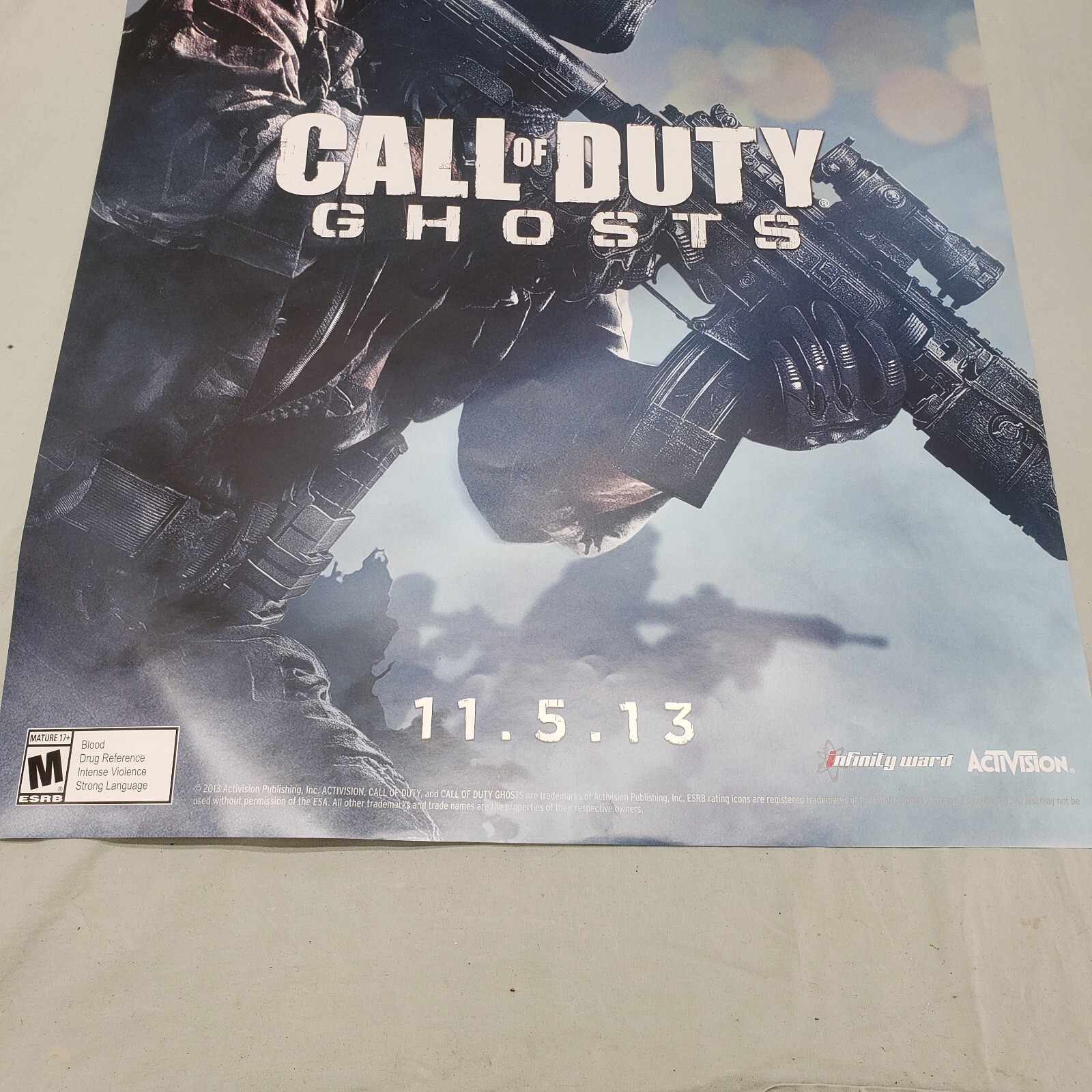 Call Of Duty Ghosts Gamestop Promo Poster