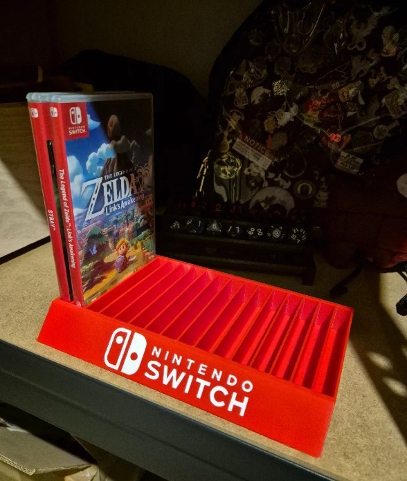 Nintendo Switch / Nintendo Switch 2 Game Case Holder – Fits Up To 16 Games