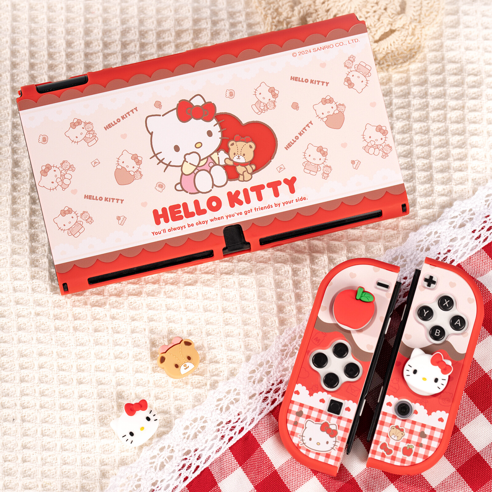 GeekShare X Sanrio Protective Case for Nintendo Switch / OLED Hello Kitty Shell
