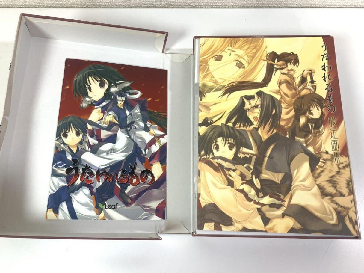 LEAF PC Windows Game Utawarerumono CD-ROM First Limited Anime Simulation 3 Disc