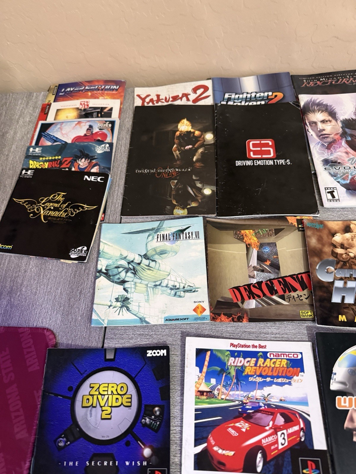 Random PS1 & PS2 Manual Booklet Lot