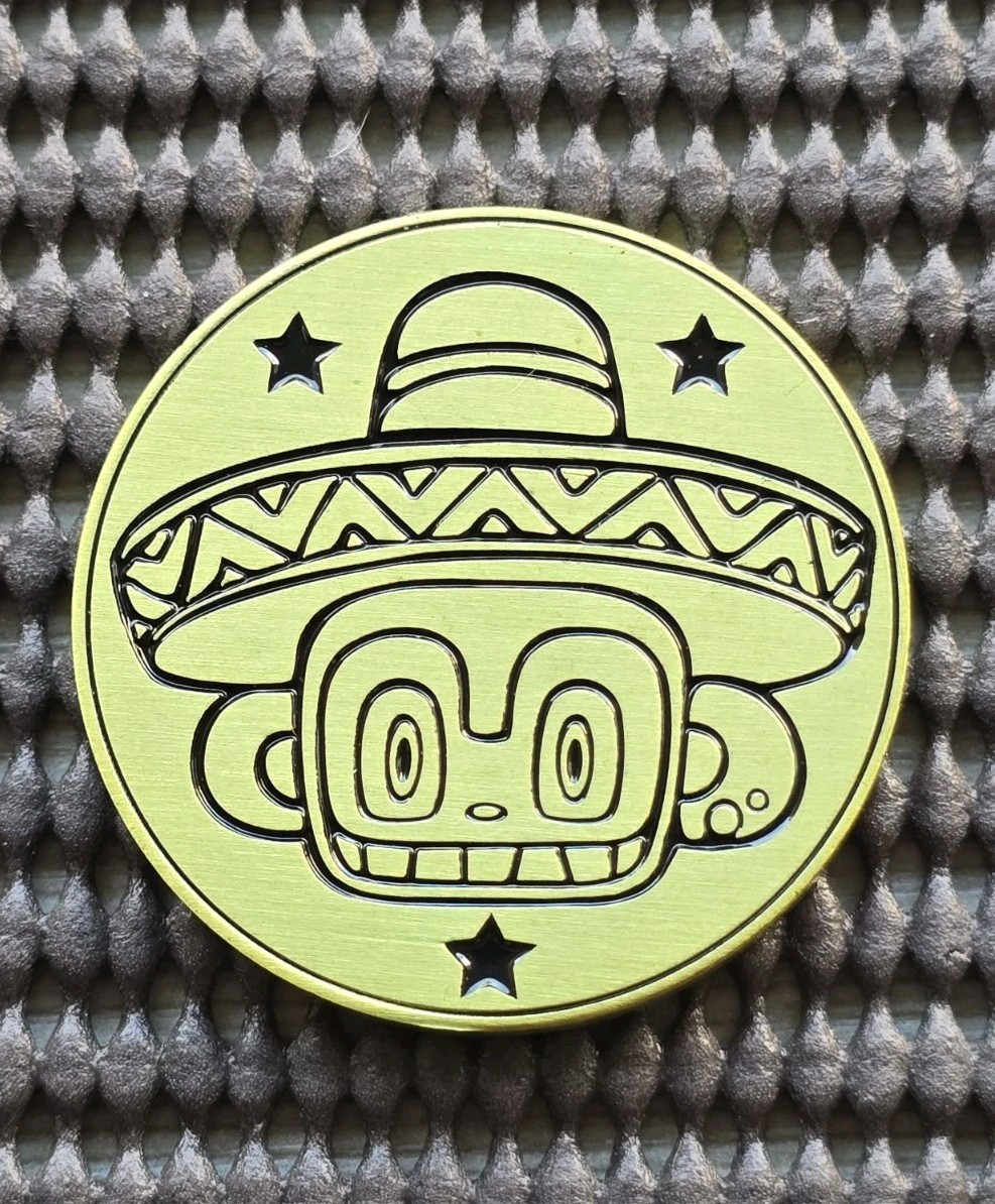 Samba De Amigo Sega Shop UK Coin Medal Exclusive Rare Promo GENESIS SATURN CD 32