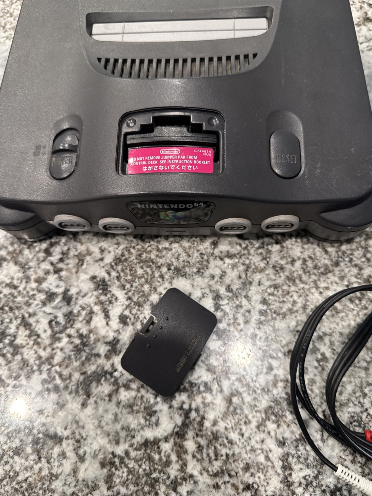 Nintendo N64 System Console Power Pak AV Cable Only Tested/Working