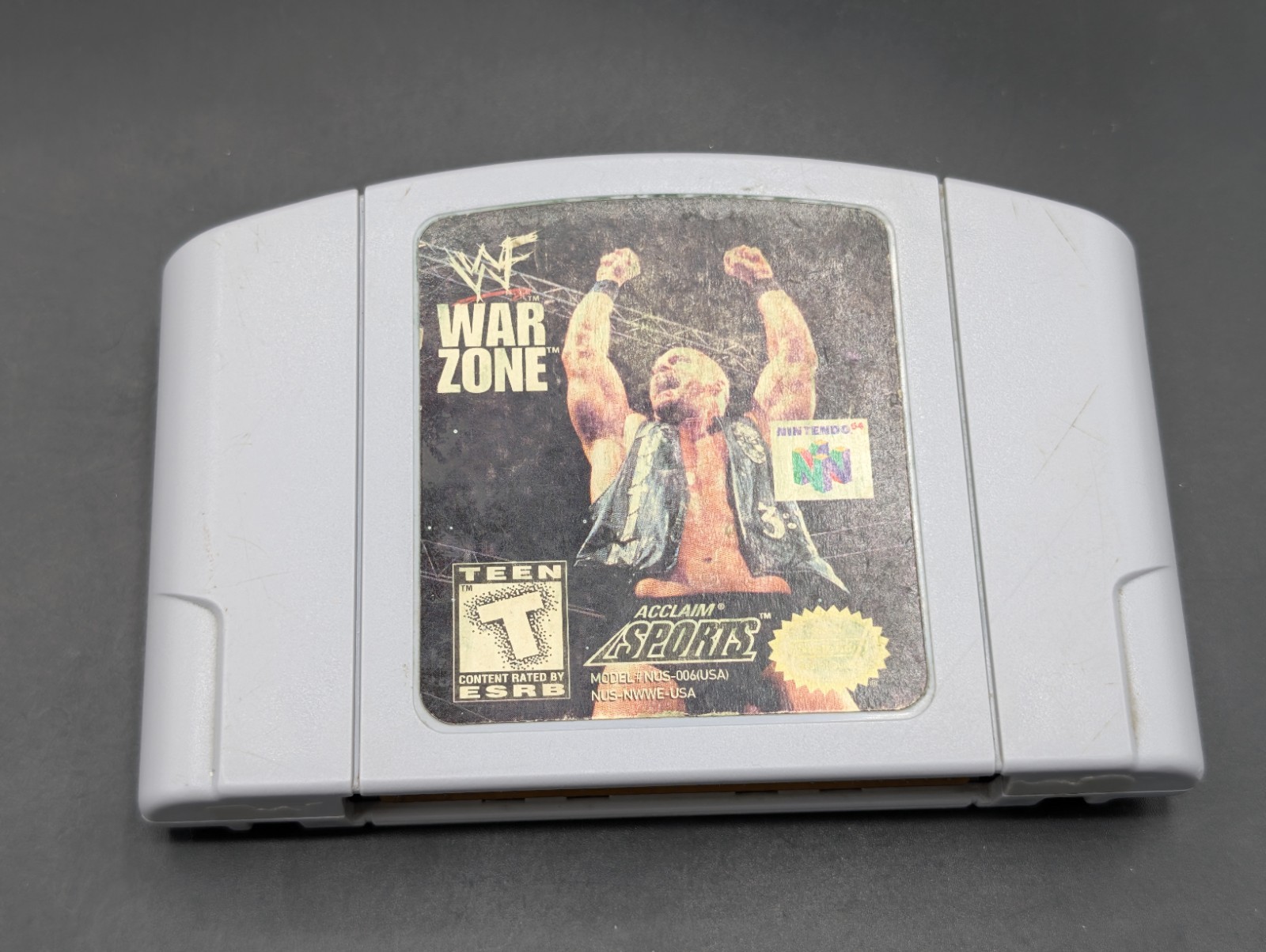 WWF War Zone ( Nintendo 64 N64 ) Authentic – Cleaned – Tested – W/ Case