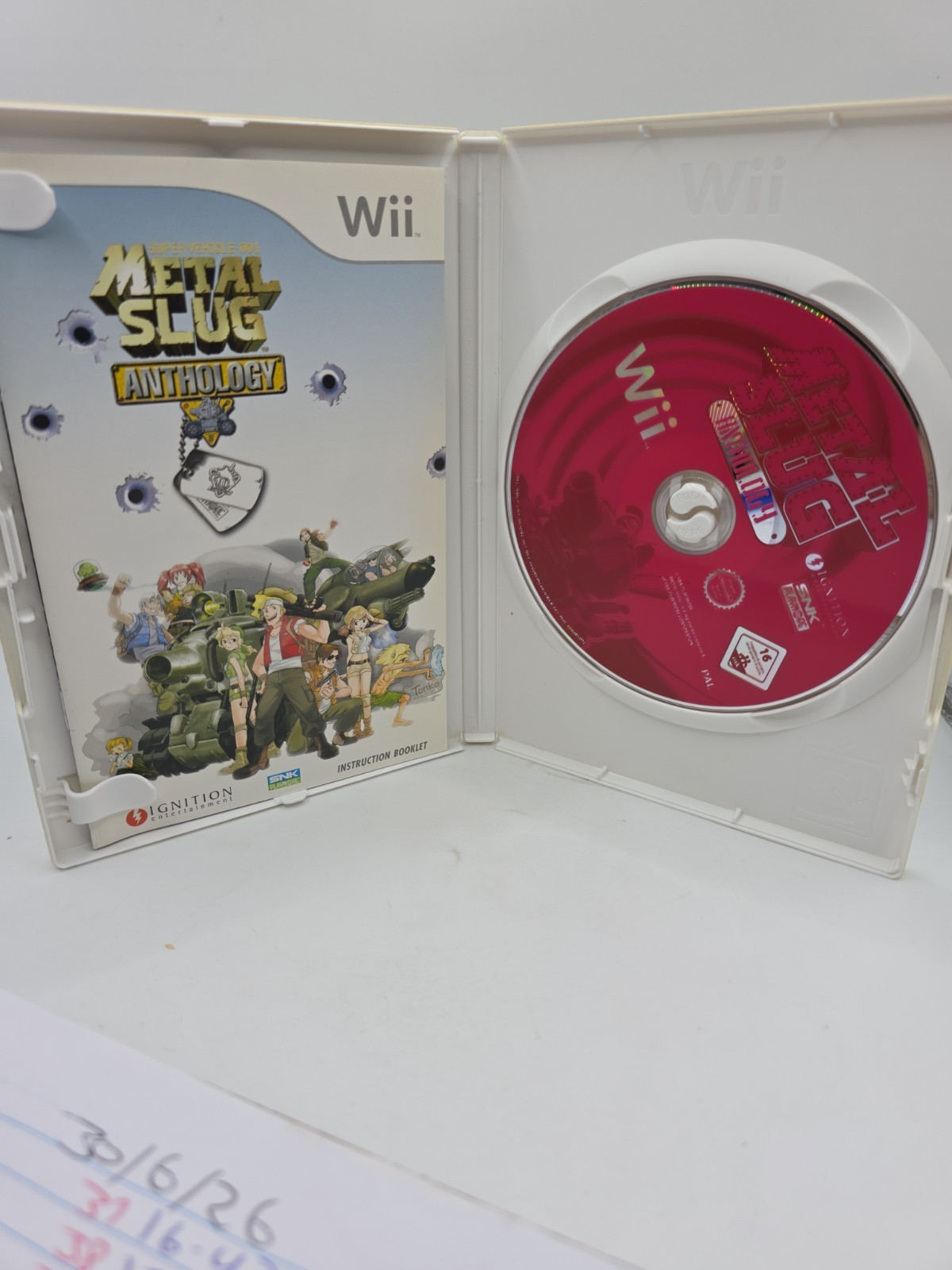 Metal Slug Anthology – Nintendo Wii Game + Manual PAL See All Photos 4 Condition