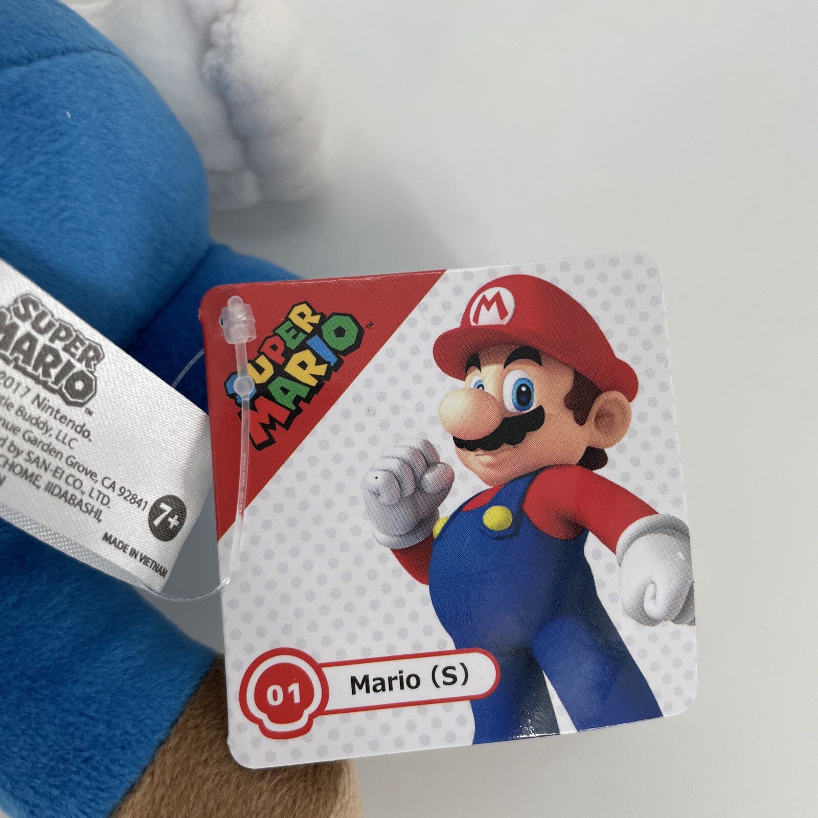 Nintendo Super Mario Classic Plush Little Buddy 1414 Hang Tag 2017 Toy 10″ NEW