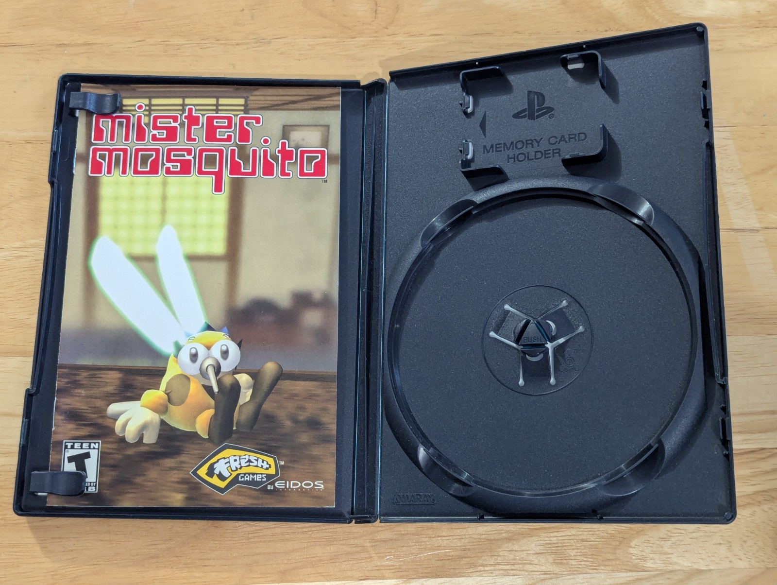 *NO GAME* Mister Mosquito PS2 Case / Art / Manual w/ Reg Card Only NO GAME