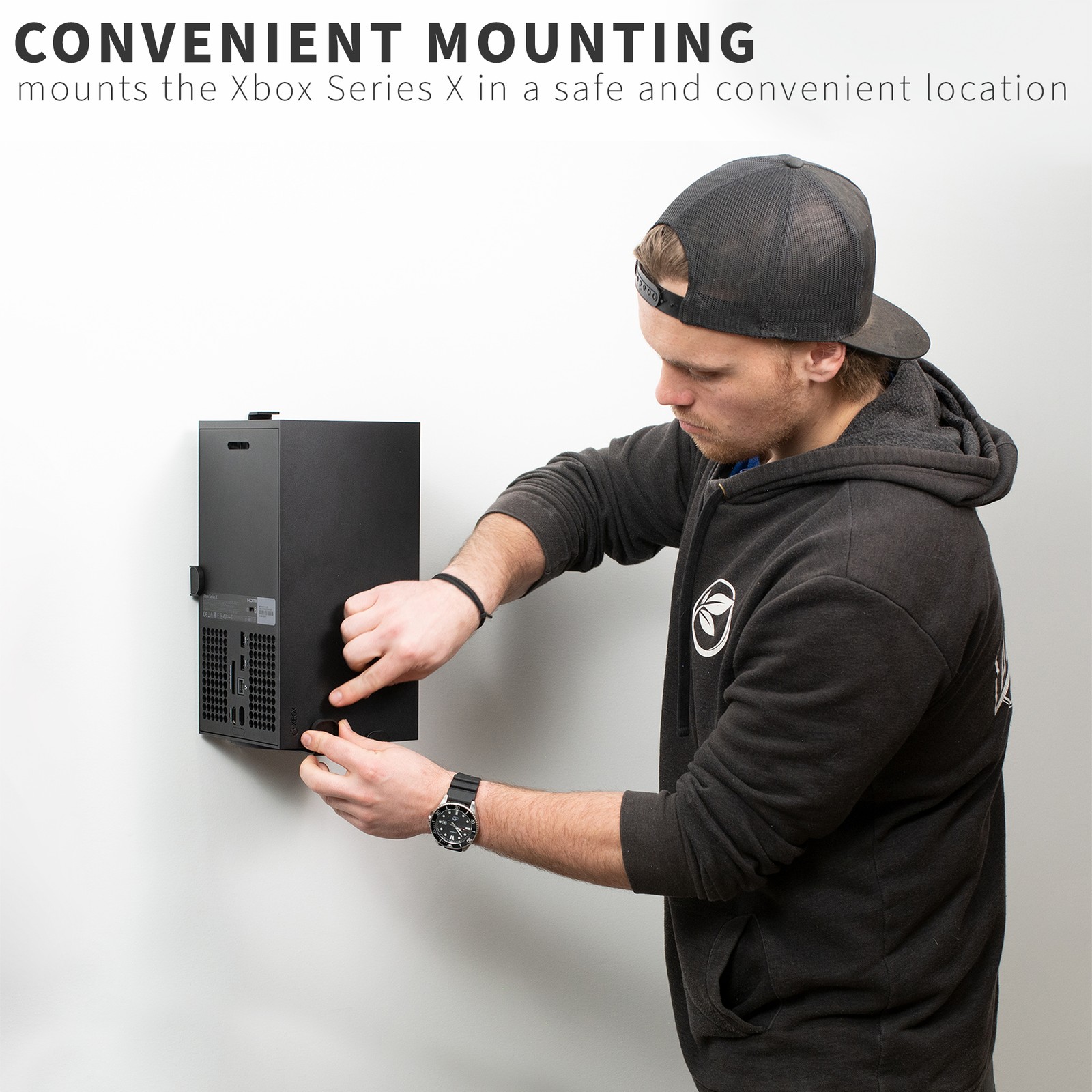 VIVO Wall Mount Designed for Xbox Series X, Horizontal & Vertical Orientation