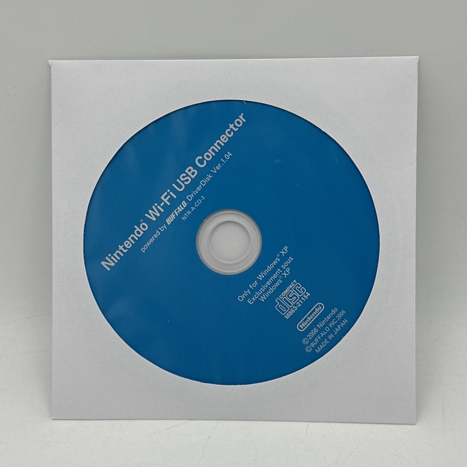 Nintendo Wi-Fi USB Connector CD Disc Only OEM Clean Disc