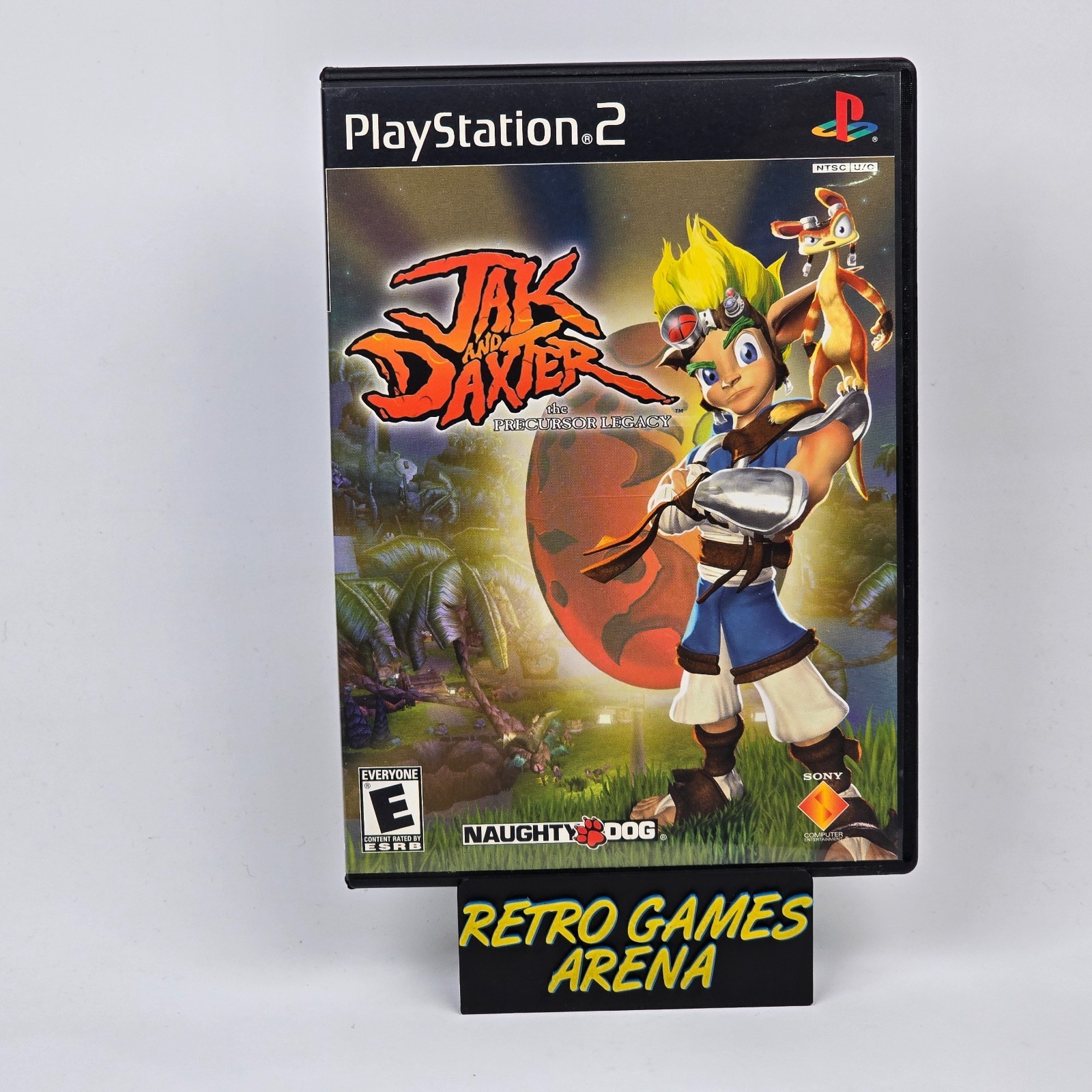 Jak and Daxter: The Precursor Legacy (PlayStation 2 PS2) Black Label Case & Disc