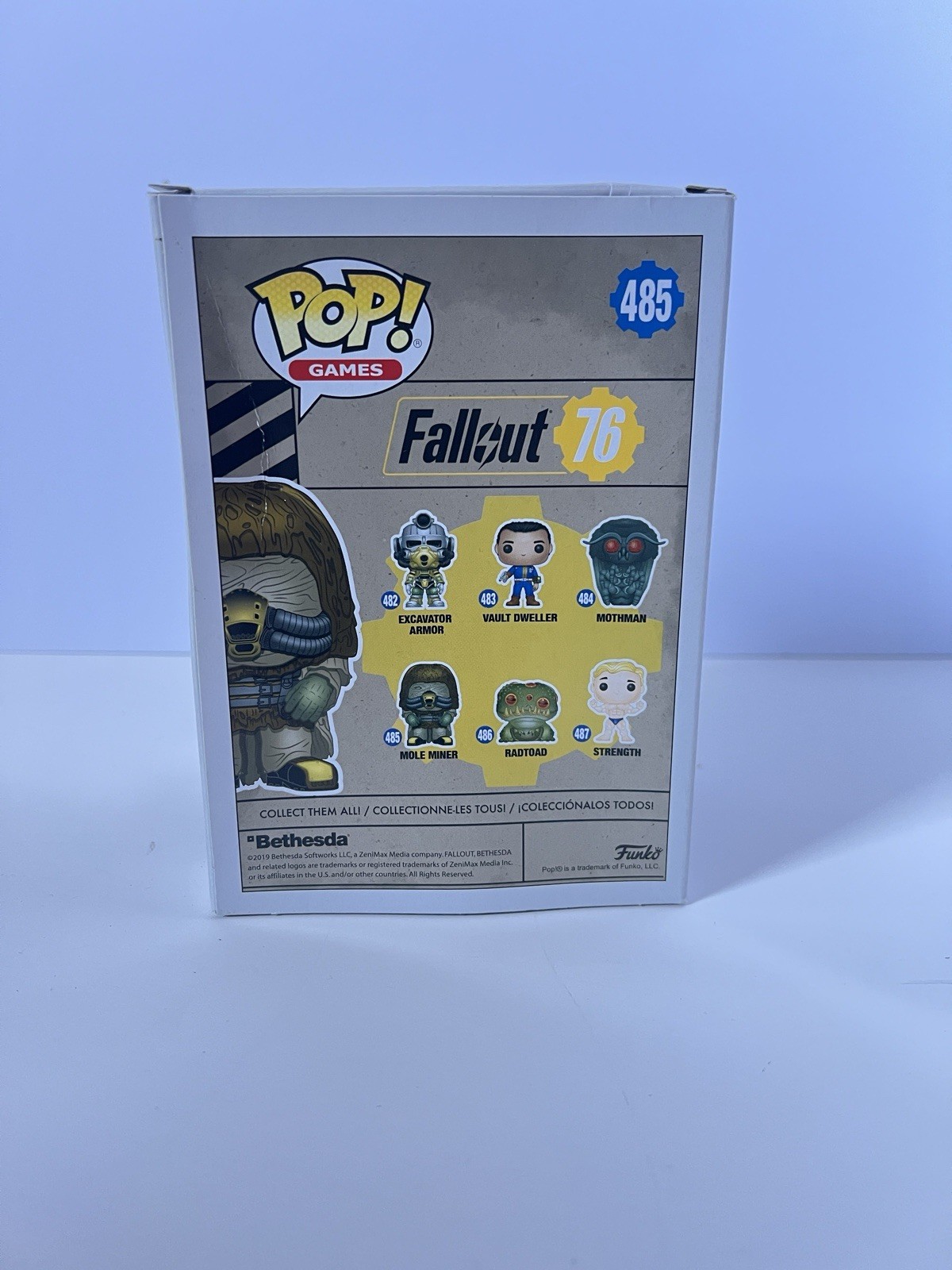 Funko Pop! Games Fallout 76 Mole Miner #485 Boxed Vinyl Figure 2019
