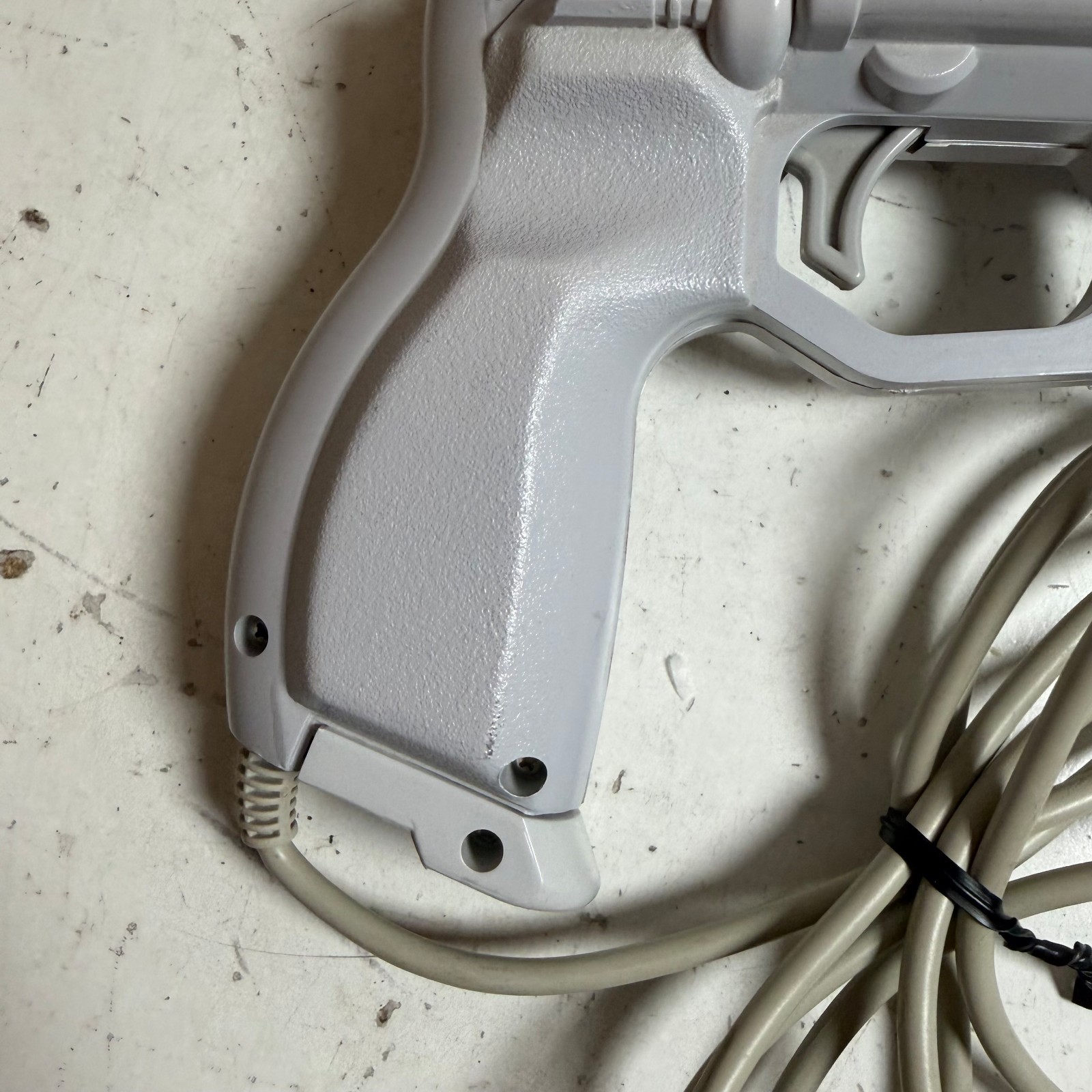 Dreamcast SRC Bio Gun Gray Wired Ergonomic Rare PC Light Gun Controller