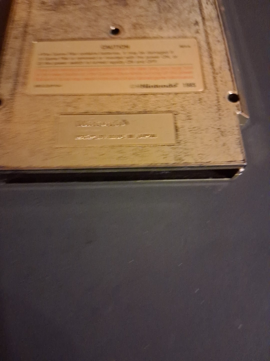 Legend of Zelda (Nintendo, NES, 1988) 3 Screw Gold Cartridge