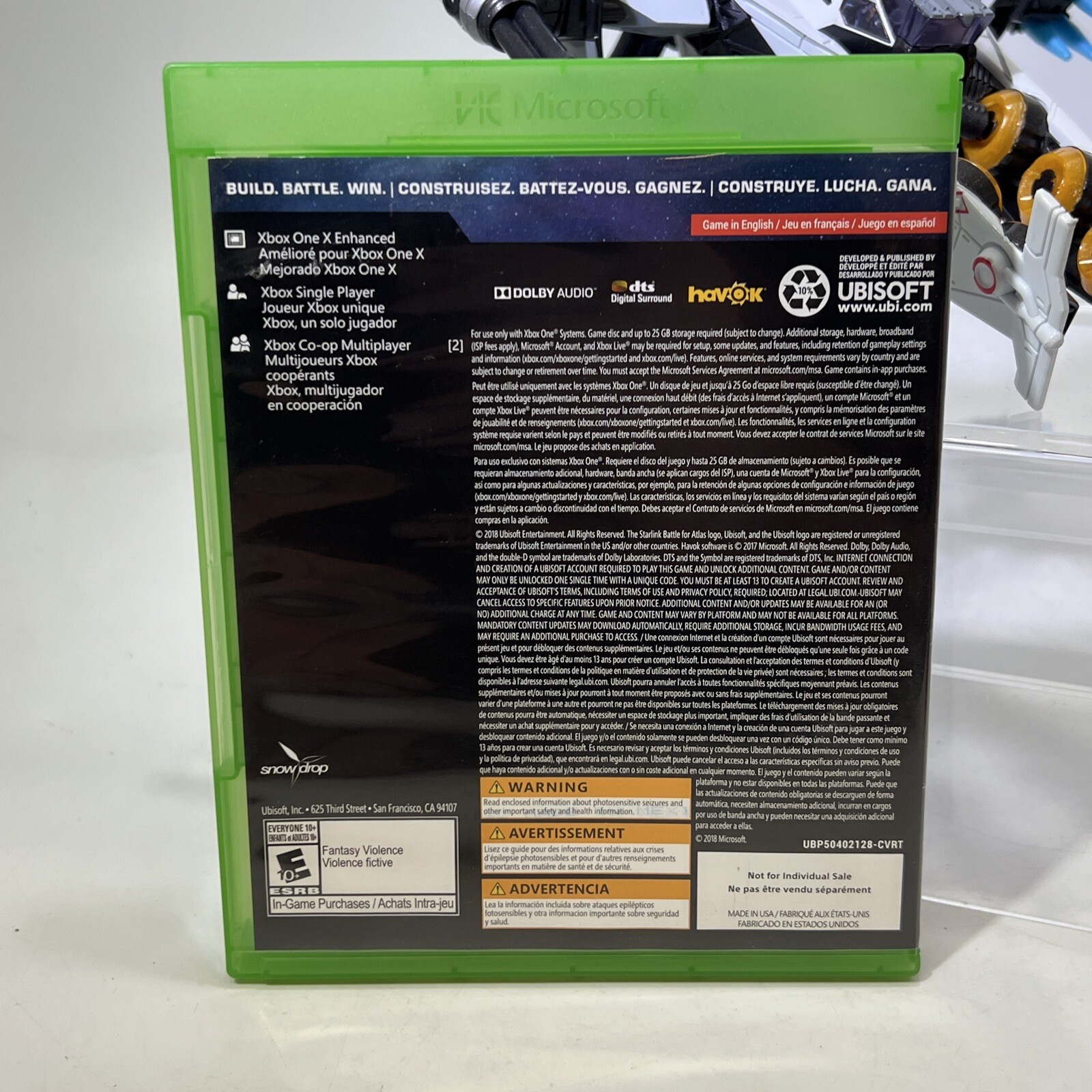 Starlink Battle For Atlas Microsoft Xbox One Game & Starter Edition Ship