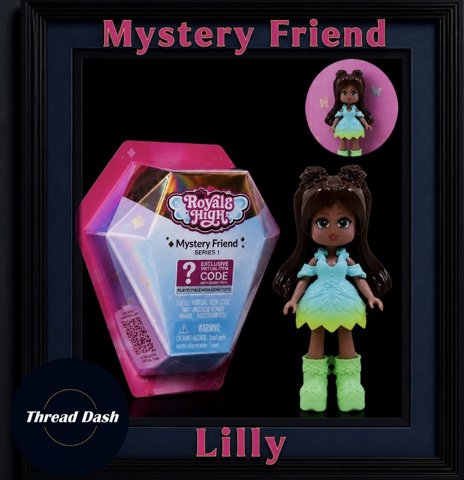 Royale High – MYSTERY FRIENDS – LILLY – CODE ONLY Sent In Ebay Messages