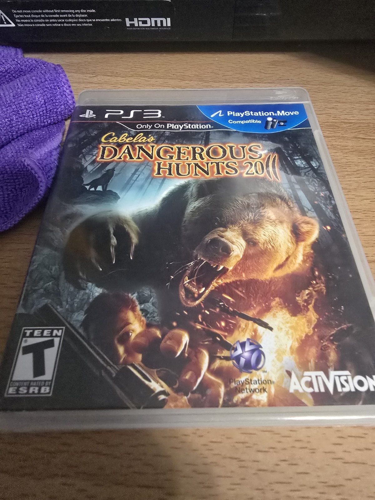 Cabela’s Dangerous Hunts 2011 PS3 PlayStation 3 Game, Case & Manual