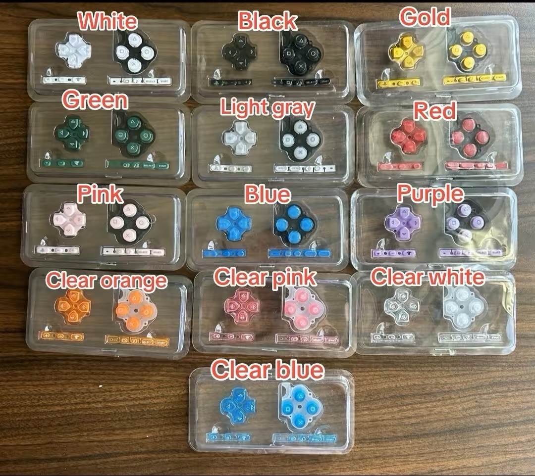 New PSP Button Sets for PlayStation PSP 3000 Console Multiple Colors FAST SHIP