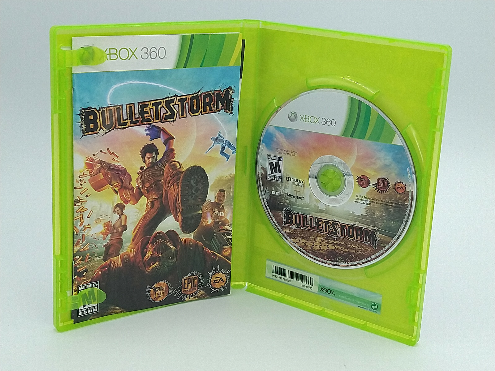 Bulletstorm Epic Edition Xbox 360 Game w/Manual Tested