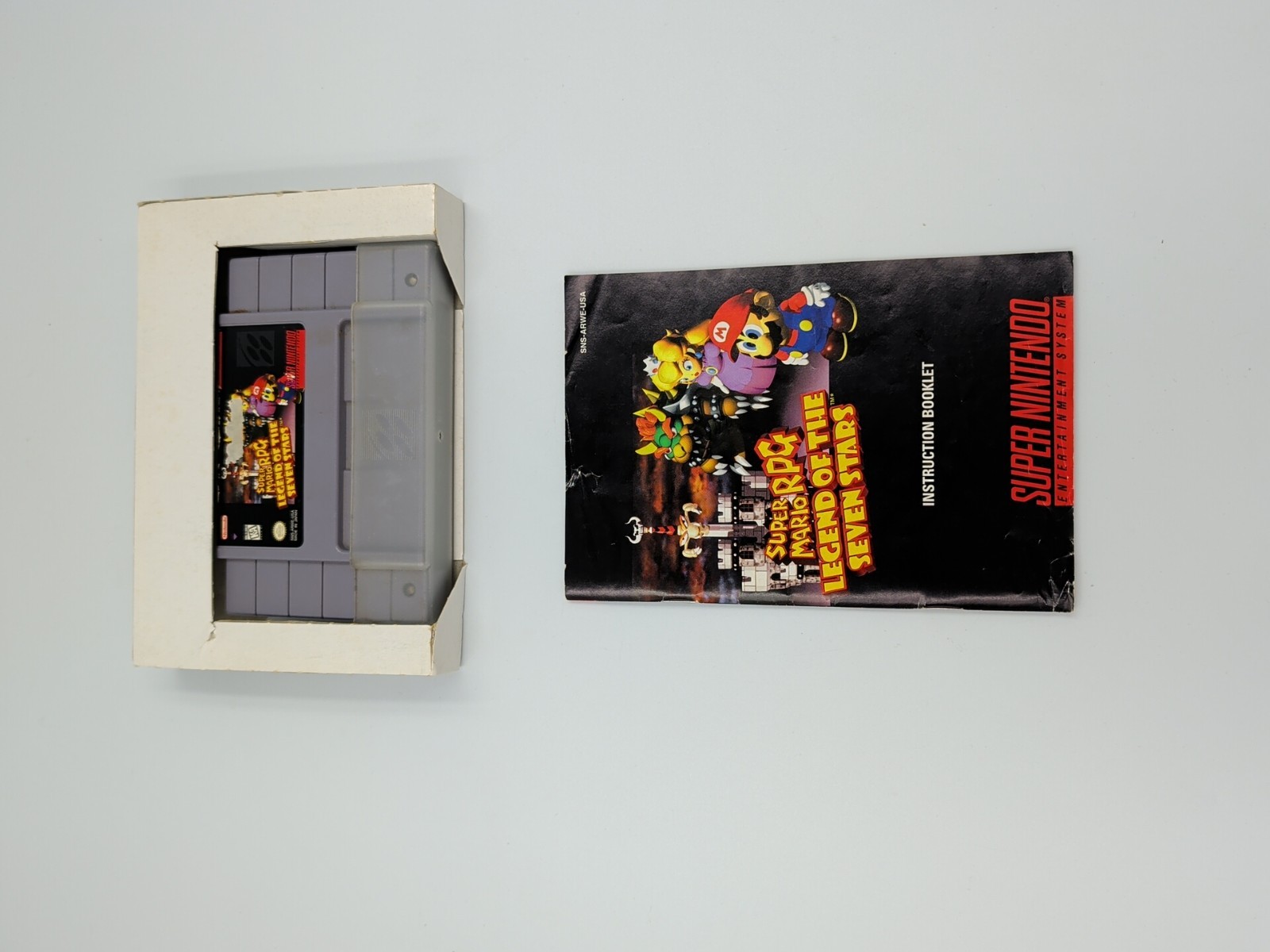 Super Mario RPG: Legend of the Seven Stars (Nintendo SNES, 1996) CIB
