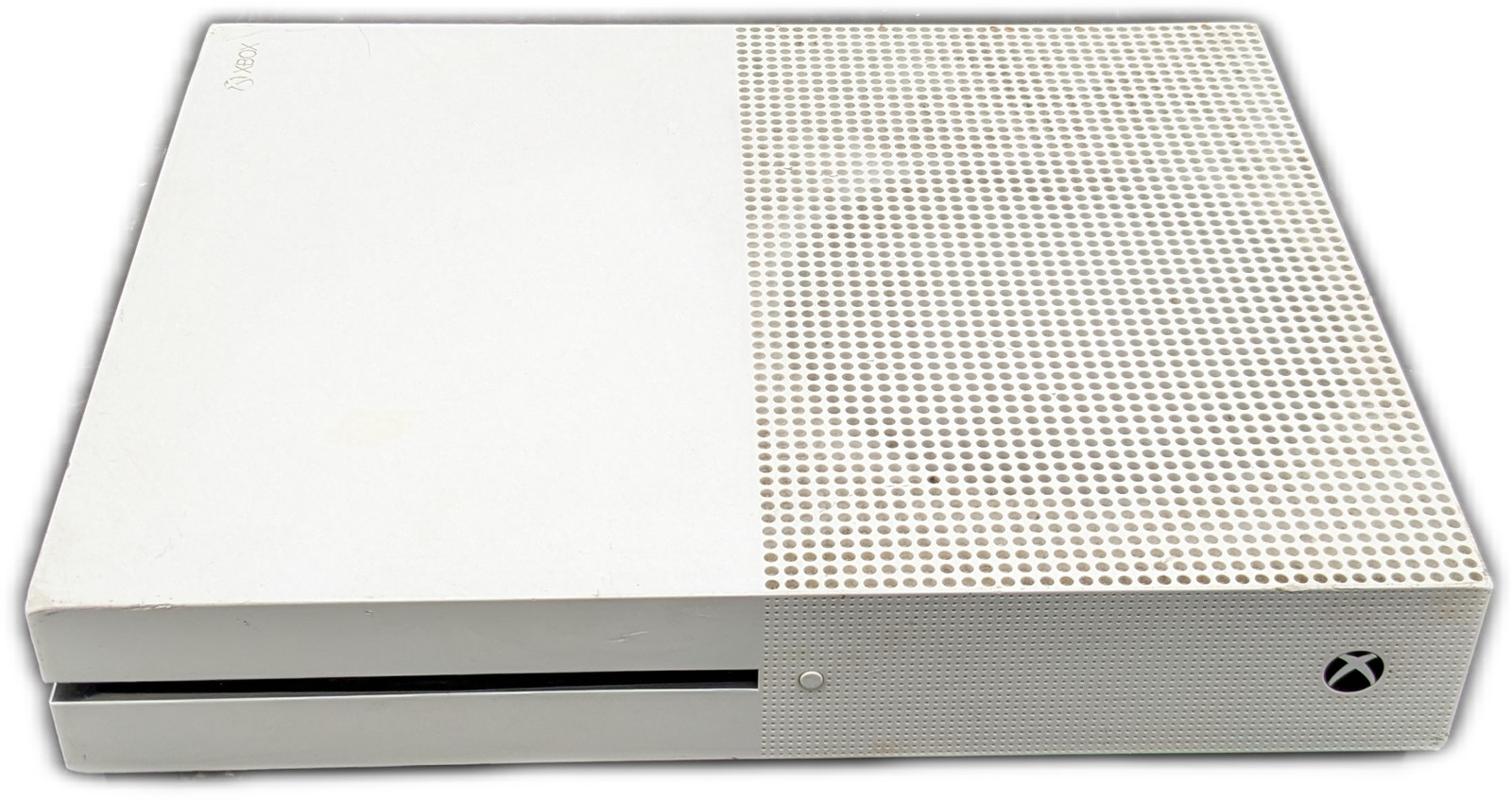 Microsoft Xbox One S 500GB White Console 4K UHD Blu-Ray Wi-Fi Used Good