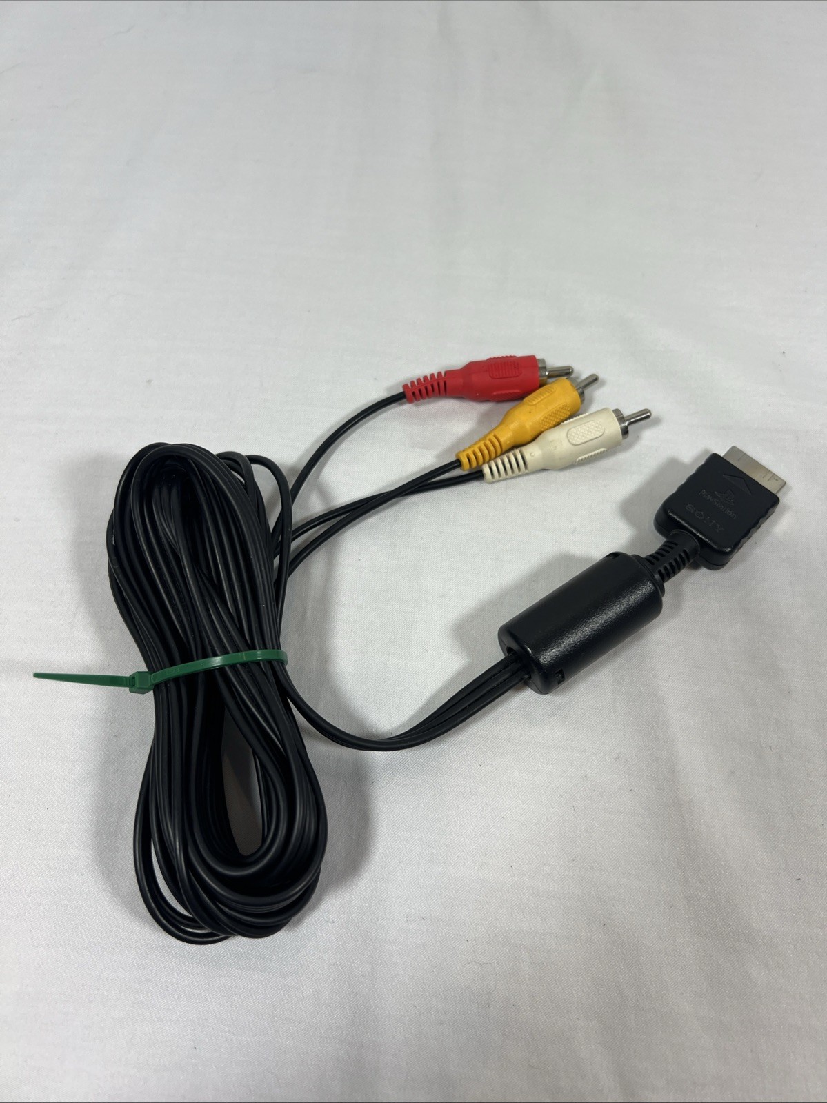Genuine OEM Original Sony PlayStation PS1 PS2 AV Audio Video Cable RCA Component