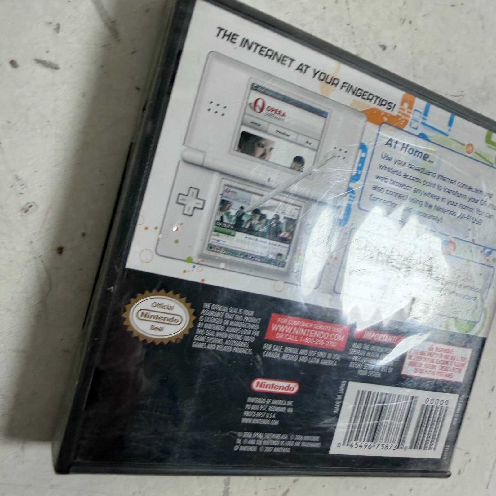 2006 Nintendo DS Lite Web Internet Browser Opera Software Video Game Sealed
