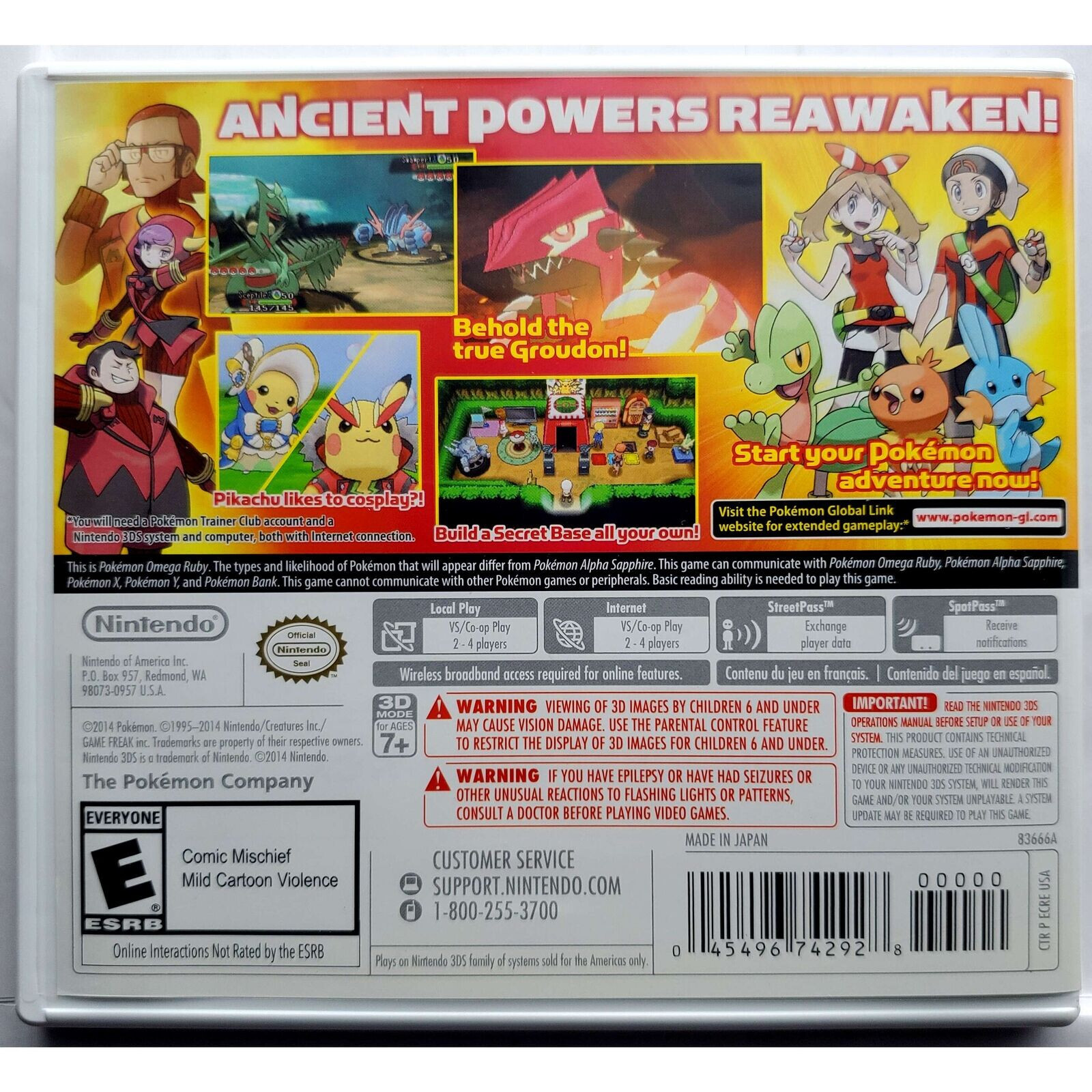 Pokemon Omega Ruby – Nintendo 3DS New Sealed Official