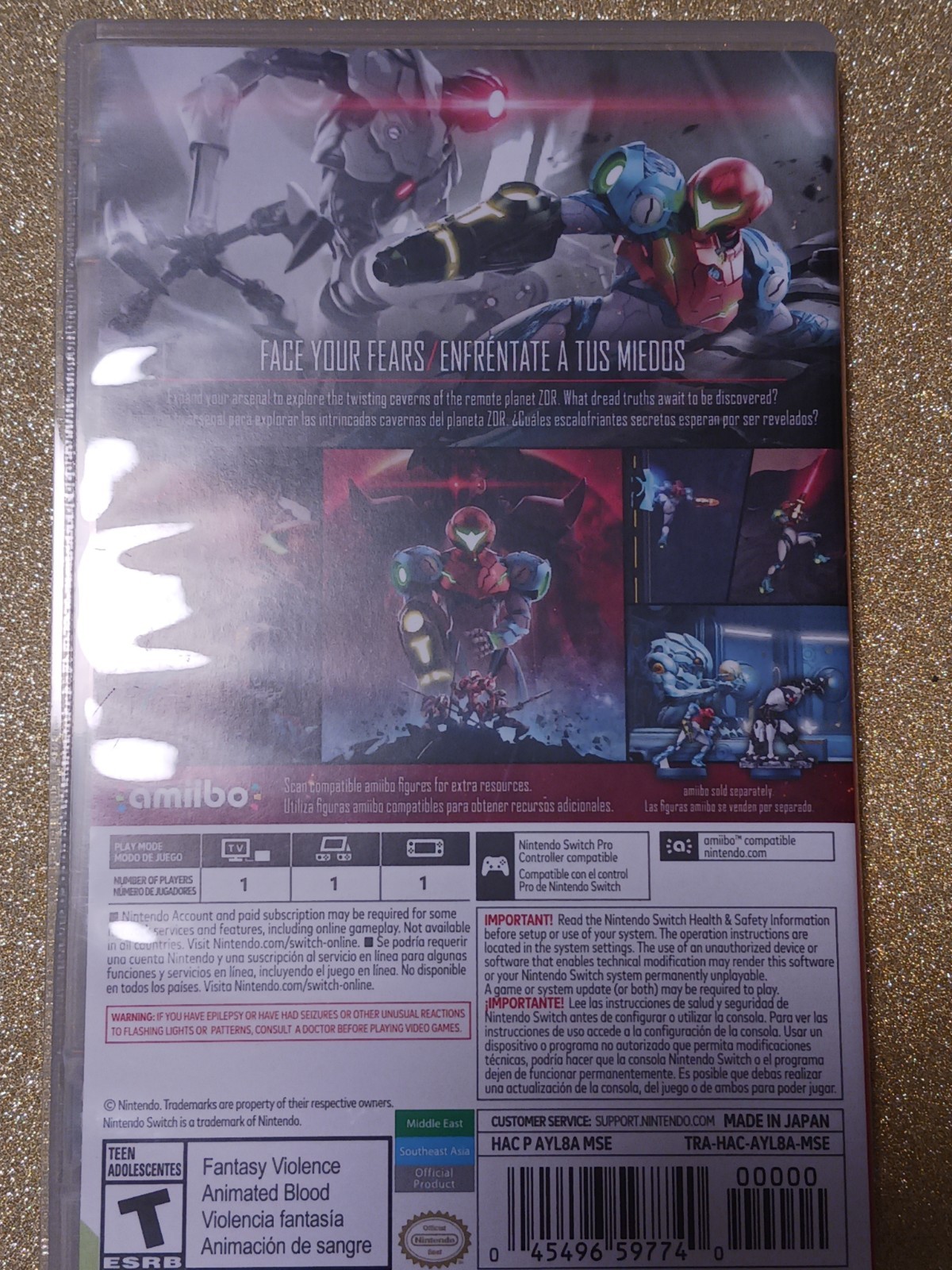 METROID DREAD GAME FOR NINTENDO SWITCH