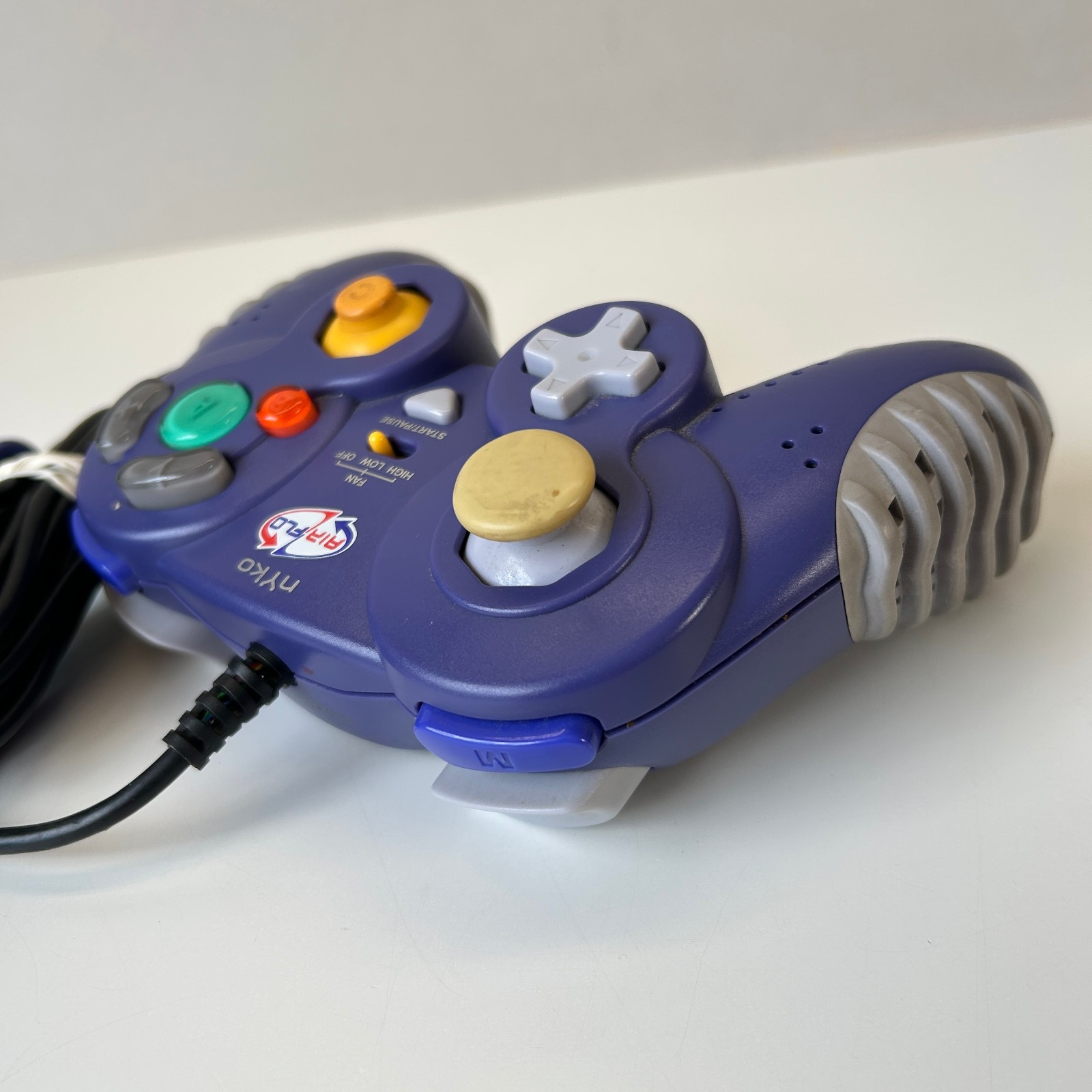 Nyko Air Flo Flow Fan Controller for Nintendo Gamecube Indigo Purple TESTED FAST