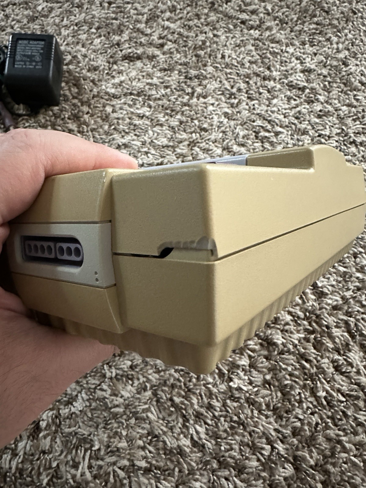 Yellowish Super Nintendo SNES Console Tested Working/GAME IS NOT INCLUDED