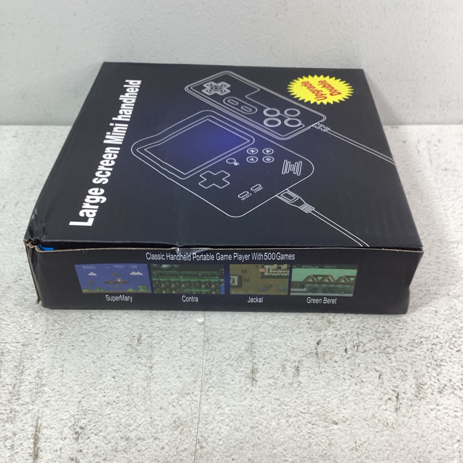 Video Game Retro 3”LED Large Screen Mini Handheld- Connect to TV – Rechargeable