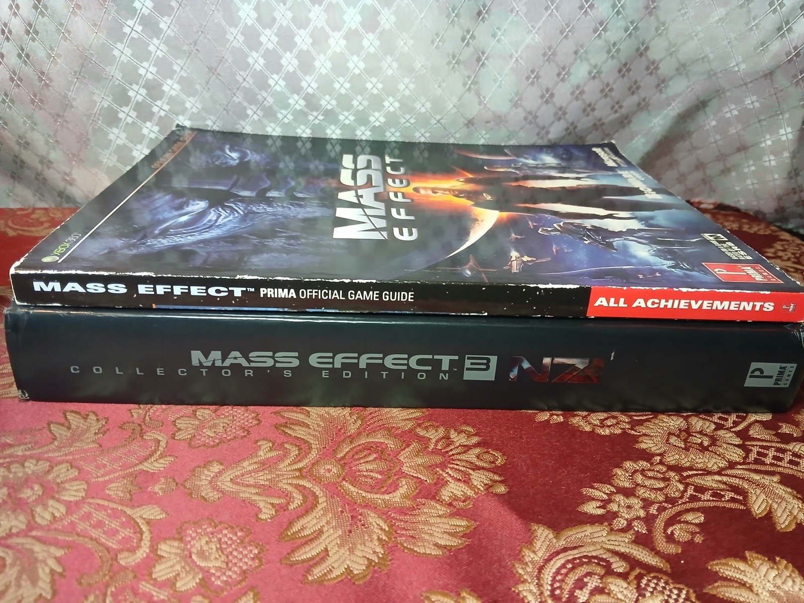Lot of 2 Mass Effect 1 and 3 Game Strategy Guides Microsoft Xbox 360