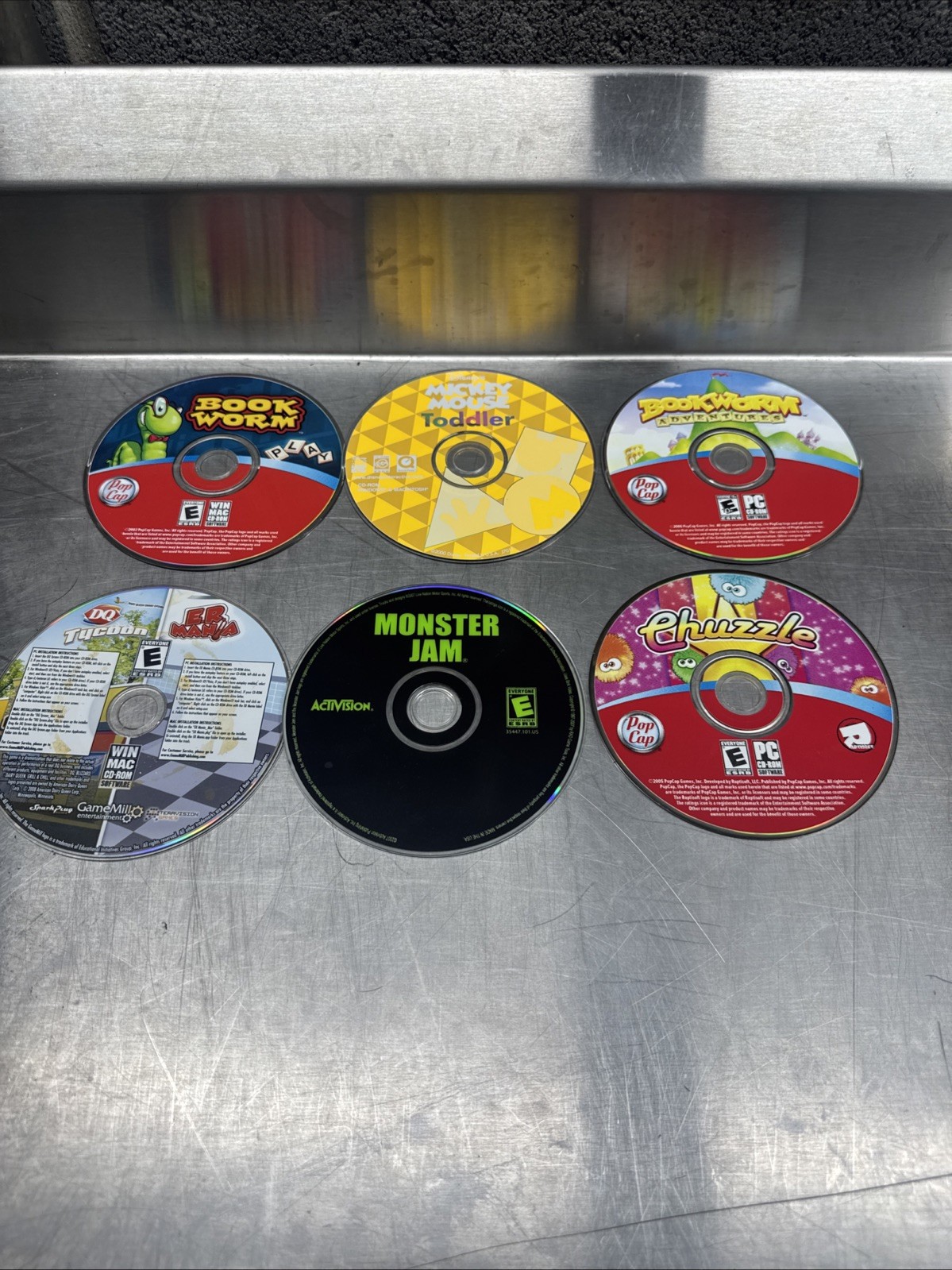 Assorted Lot Of 26 PC Games – No Boxes Clean Untested